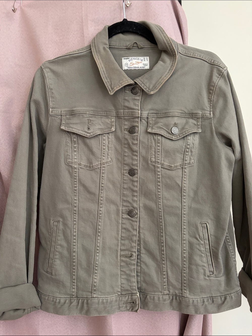 Fat Face Olive Green Denim Jacket